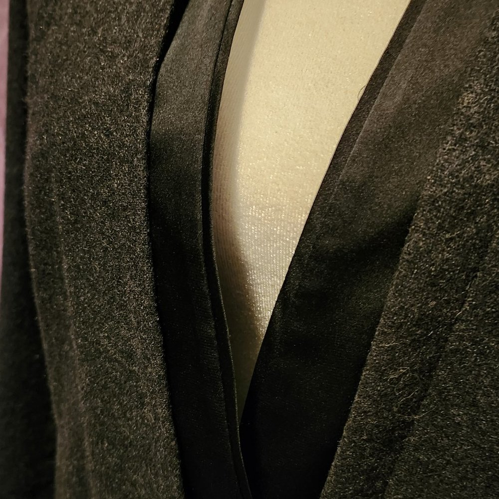 Simply Vera by Vera Wang Wool Blend Gray & Black Blazer - Picture 6 of 8
